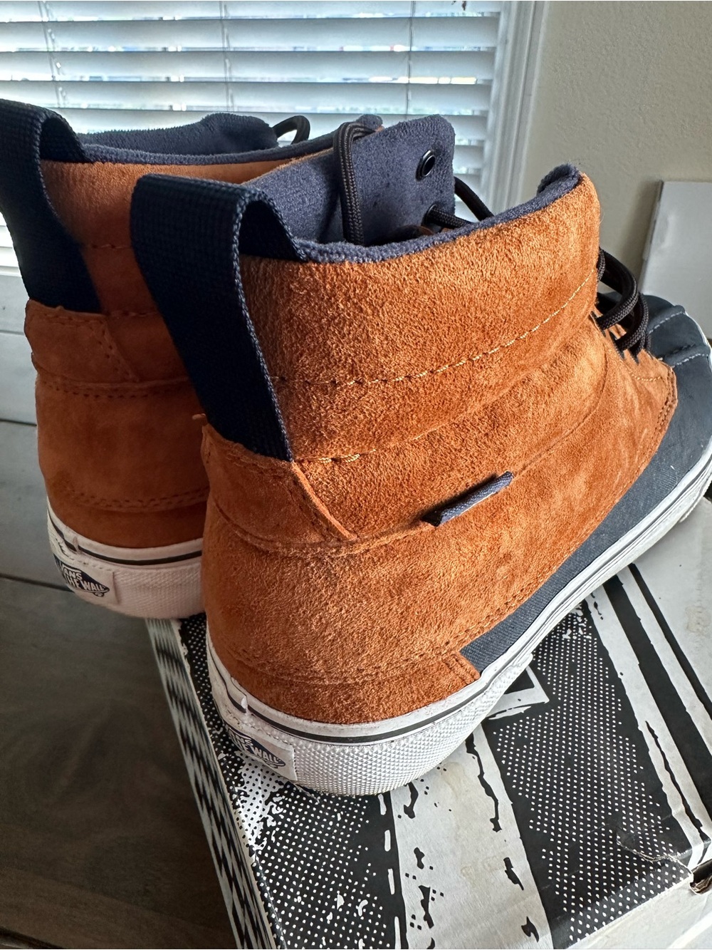 Vans Sk8-Hi Del Pato MTE Duck boot/ snow shoe - Ginger/Navy - Picture 4 of 6